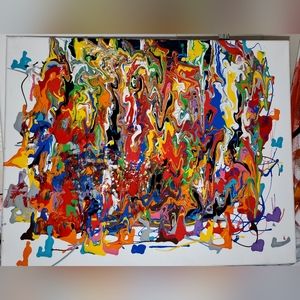 Beautiful Abstract Color Painting
